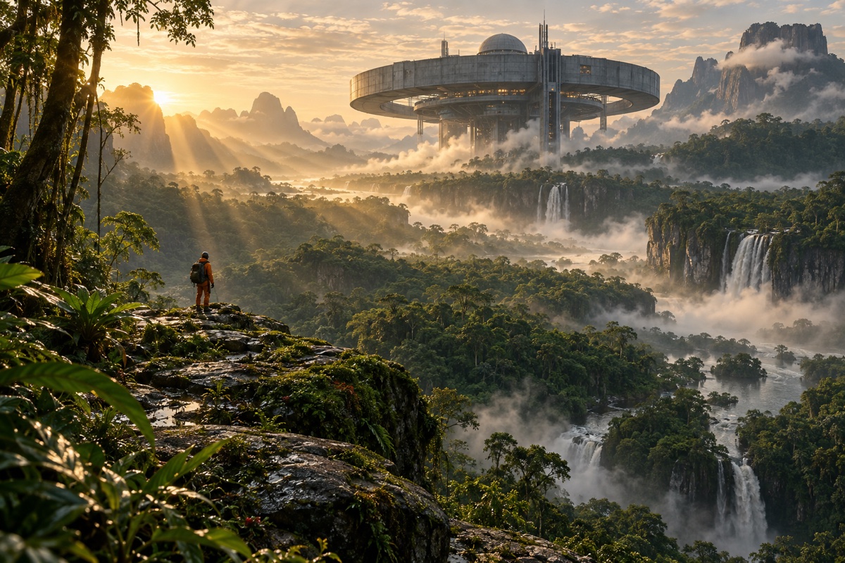 Cinema meets nature — Science fiction · monumental scale