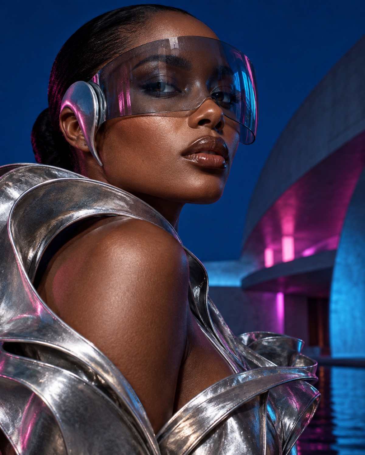 Future fashion — Editorial · cinematic portrait